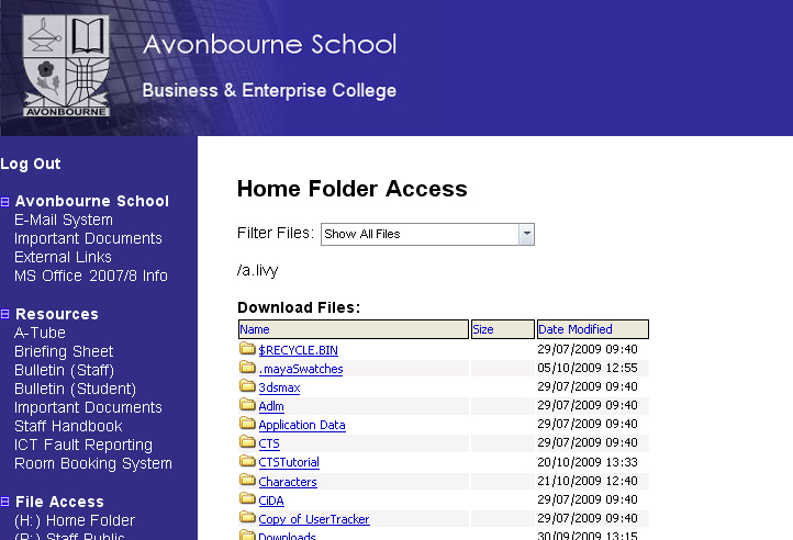 Home Folder Access